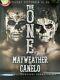 Saul Canelo Alvarez autographed fight poster vs Floyd Mayweather 2013
