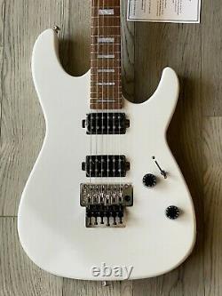 Sawtooth ST-M24 Electric Guitar with Floyd Rose, Satin White Signed by Batio