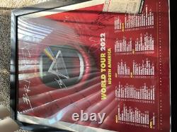 Signed Autographed Brit Floyd World Tour 2022 Poster With 9 Signatures
