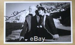 Signed David Gilmour Pink Floyd Photo Rare Dark Side Of The Moon Roger Waters