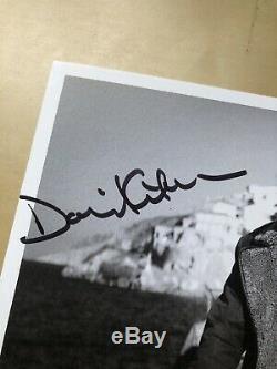 Signed David Gilmour Pink Floyd Photo Rare Dark Side Of The Moon Roger Waters