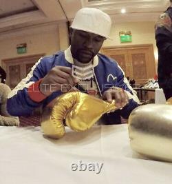 Signed Floyd Mayweather Jr Boxing Glove Framed Display Undefeated Legacy