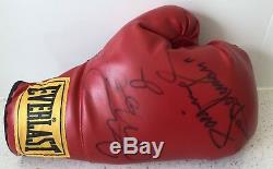 Signed Floyd Mayweather & Manny Pacquiao Boxing Glove