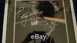 Signed Pink Floyd Dark Side Of The Moon Album Cover, Roger Waters Richard Wright