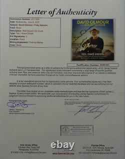 Signed Pink Floyd David Gilmour Autographed CD Frame Certified Jsa Loa # Xx55183