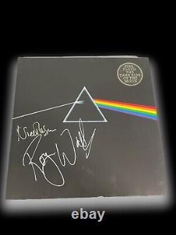 Signed Roger Waters Nick Mason Pink Floyd Dark Side Of The Moon Vinyl Rare