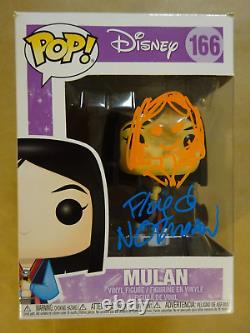 Signed & Sketched Floyd Norman Autographed Disney Mulan Funko Pop Beckett COA