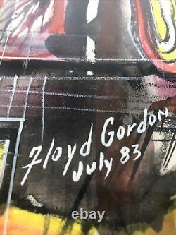 South Carolina African American Floyd Gordon Signed Original Watercolor Modern