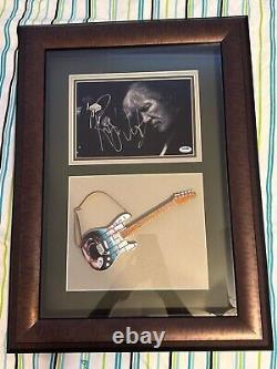 Super Cool Looking Pink Floyd Roger Waters Signed Autographed Piece Psa Coa