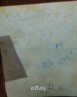 Syd Barrett Pink Floyd Signed Autograph 1967 Photo Proof