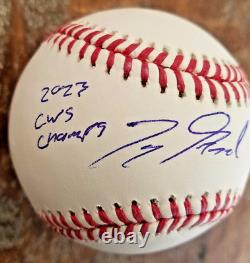 TY FLOYD LSU Signed Rawlings Baseball MLB Ball Autographed Auto Inscription JSA