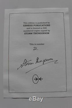 Taken by Storm SIGNED Thorgerson 21/500 Pink Floyd GENESIS PUBLICATIONS Led Zep