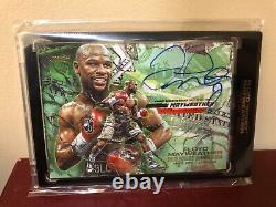 Tyson Beck x Floyd Mayweather On Card Auto 4/35 Battle for Greatness