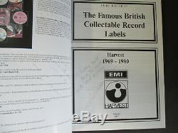 ULTRA RARE-FAMOUS BRITISH RECORD Labels-HARVEST-YURI GRISHIN-Signed (Pink Floyd)