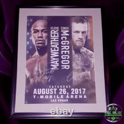 Ufc Conor Mcgregor & Floyd Mayweather Dual Signed Autographed Custom Matted 20x