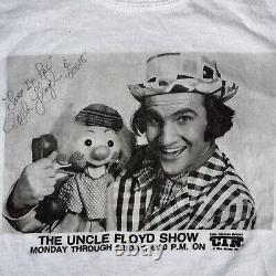 Uncle Floyd & Oogie Show CTN NEW JERSEY NJ Printed Autograph Signed T Shirt-L