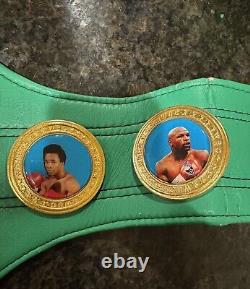 WBC World Boxing Championship Title Belt Signed by Floyd Mayweather Jr. JSA Cert