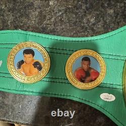 WBC World Boxing Championship Title Belt Signed by Floyd Mayweather Jr. JSA Cert