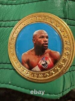 WBC World Boxing Championship Title Belt Signed by Floyd Mayweather Jr. JSA Cert