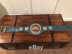 WBC World Champion Title Belt Replica Signed By Floyd Mayweather Jr Beckett COA