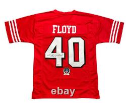 WILLIAM FLOYD AUTOGRAPH SIGNED San Francisco 49ERS JERSEY BECKETT COA