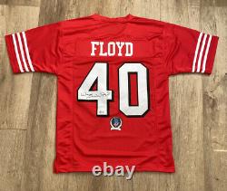 WILLIAM FLOYD AUTOGRAPH SIGNED San Francisco 49ERS JERSEY BECKETT COA