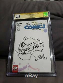 Walt Disney Comics and Stories #721 CGC SS 9.8 signed & sketch by Floyd Norman
