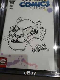 Walt Disney Comics and Stories #721 CGC SS 9.8 signed & sketch by Floyd Norman