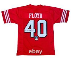 William Floyd Autograph Signed San Francisco 49ers Jersey Beckett Coa Bar None