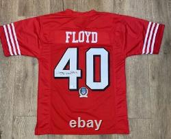 William Floyd Autograph Signed San Francisco 49ers Jersey Beckett Coa Bar None