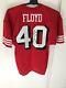 William Floyd Signed 49ers Throwback Jersey 1994 PSA Auto Inscribed 75th Anniver