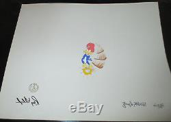 Woody Woodpecker Limited Edition Cel Signed By Walter Lantz & Ray Floyd